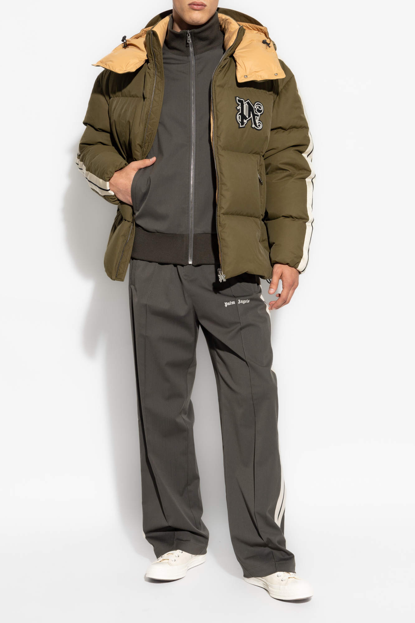 Palm Angels Pants with embroidered logo | Men's Clothing Palm Angels Pants with embroidered logo | Men's Clothing